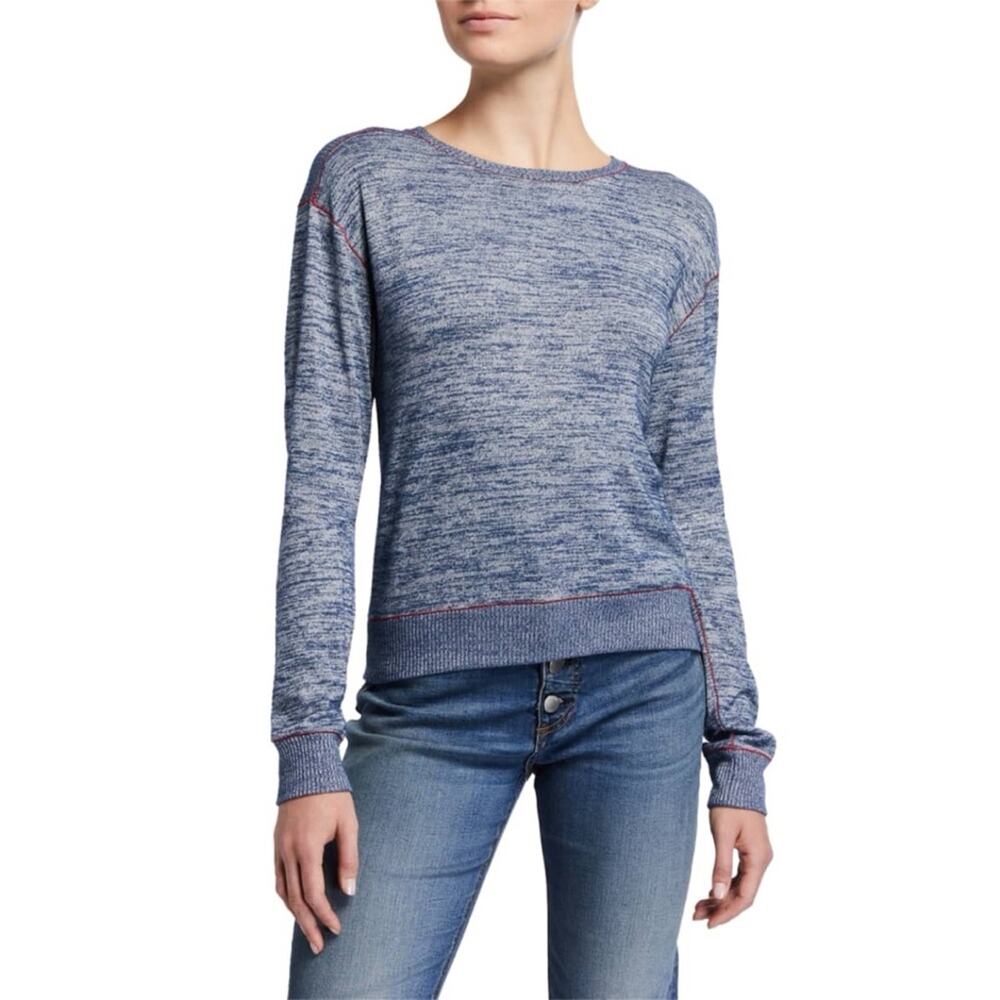 Rag & Bone Avryl Space Dye Crew Neck Top